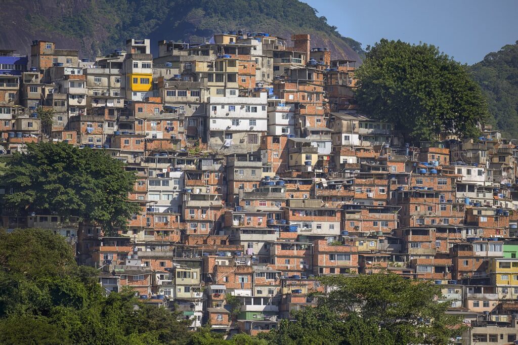 Foto de uma favela do Rio
