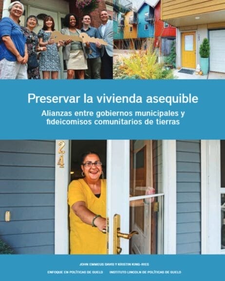 Cover of Preservar la vivienda asequible, the Spanish edition