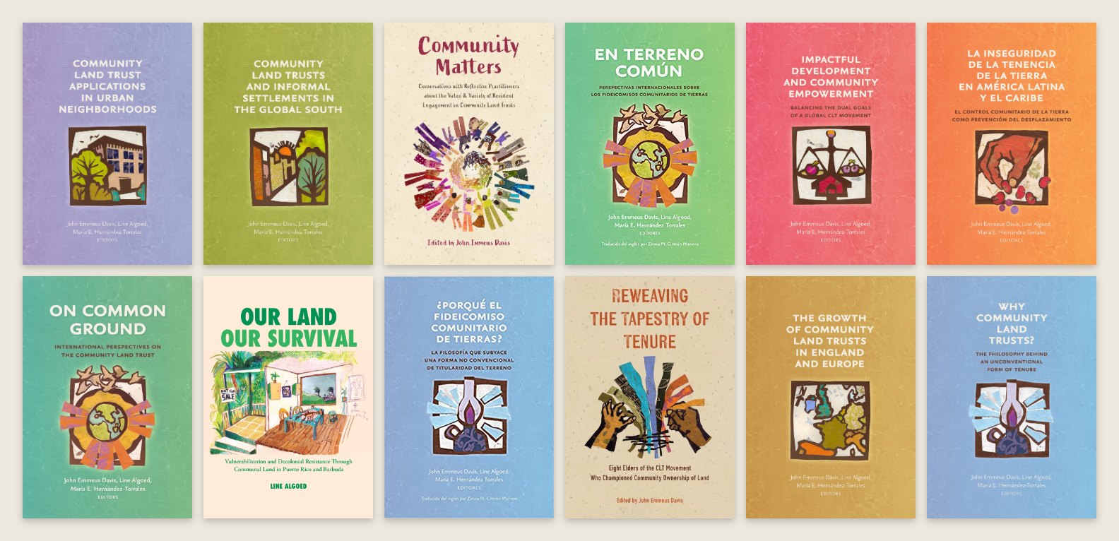 Book covers from Terra Nostra Press, the CLT Center's publishing imprint